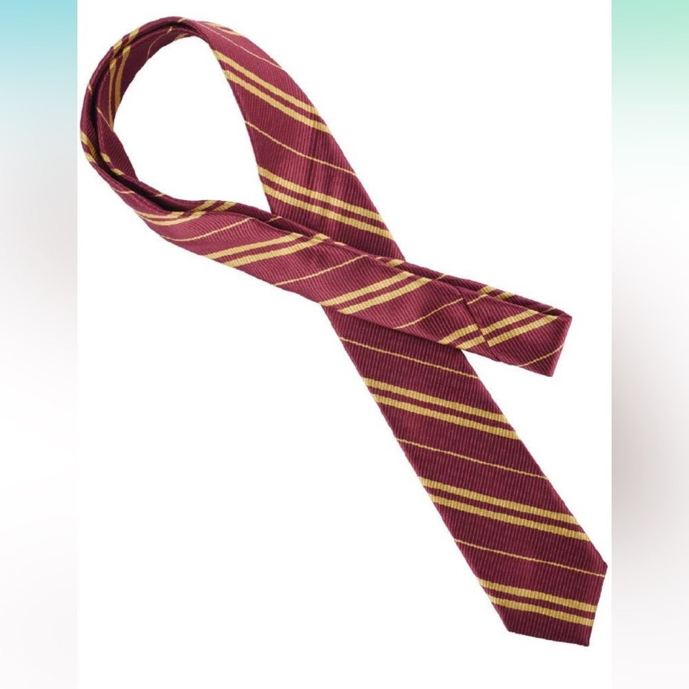 RESERVED FB GREAT FOR HARRY POTTER COSPLAY DRESS UP RED & GOLD TIE - Picture 9 of 16